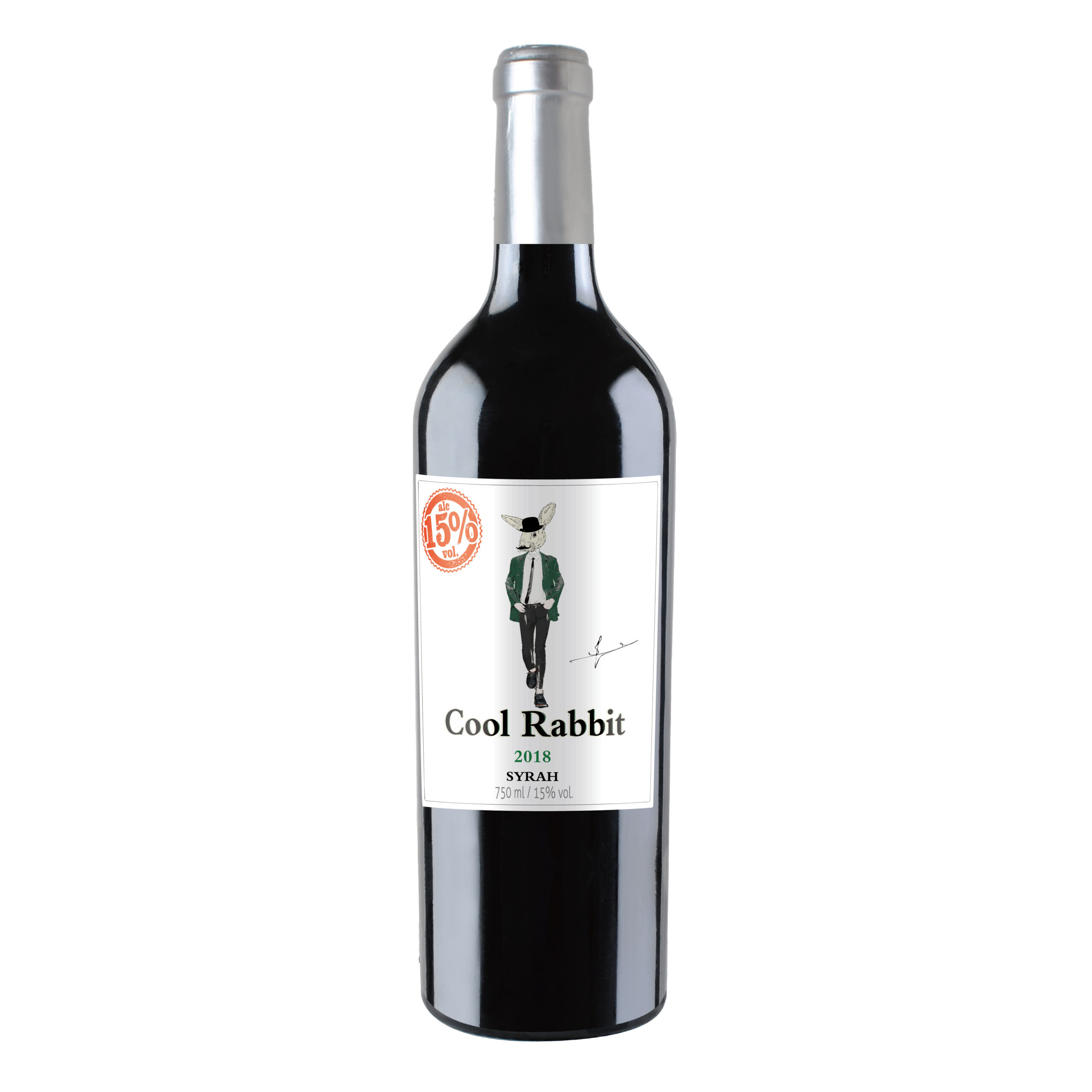 Cool Rabbit Syrah red wine bottle from the Spanish Powerful and Subtle range